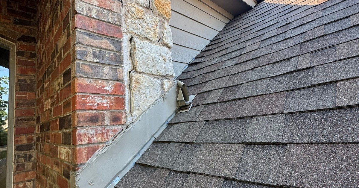 Residential roof replacement by DFW Roofers in Mckinney, Texas, highlighting asphalt shingles damage