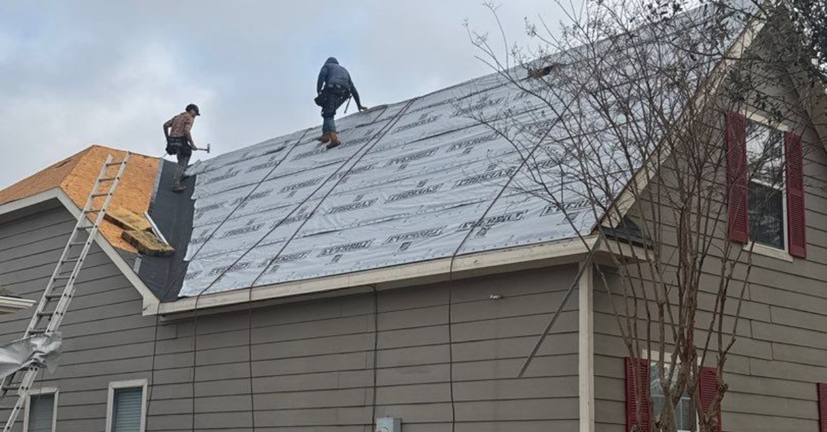 Residential roof replacement by DFW Roofers in McKinney, Texas